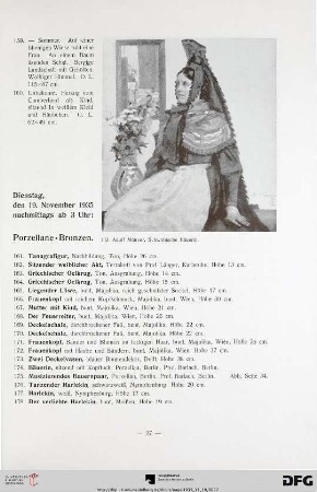 Dienstag, dem 19. November 1935 nachmittags ab 3 Uhr (Nr. 161-243)
