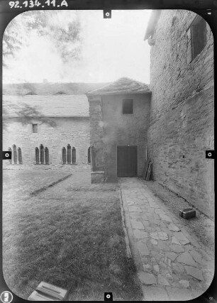 Bernburg (Saale). Ehem. Servitenkloster "Marienknechte" (Erwähnung 1308). Kreuzgang