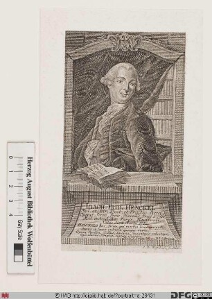 Bildnis Joachim Friedrich Henckel