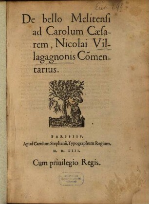 De bello Melitensi ad Carolum Caesarem Commentarius