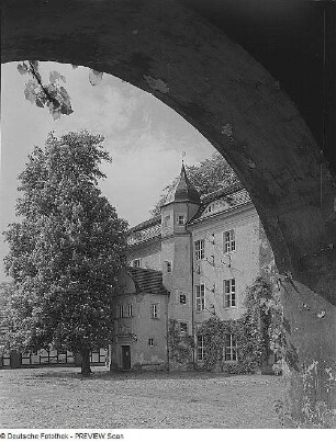 Berlin-Grunewald. Jagdschloß, Hofseite
