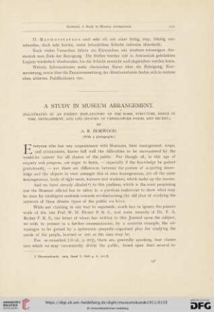 7: A study in Museum arrangement, [1]