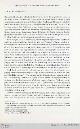 11.4.5. „Raubrittertum“