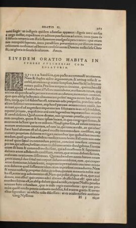 Eiusdem Oratio Habita In Funere Pulcheriae Consolatoria.