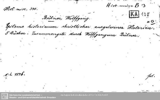 Historia miscella B: Historia miscella B