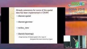 Development of national spatial information sharing system using the FOSS4G and CKAN, Drupal