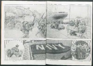 Últimas informaciones gráficas de la gran guerra europea [Dibujos y fotografías]