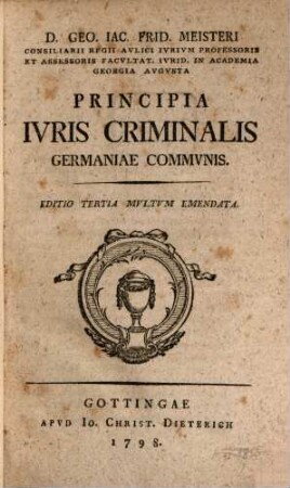 Principia iuris criminalis Germaniae communis