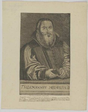 Bildnis des Tillemannus Heshusius