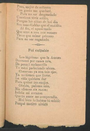 Fuí culpable