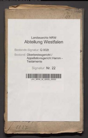 Bellingrodt, Johann Peter und Johanna Maria Catharina geb. Cramer, Eheleute, Halver, Prediger