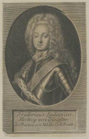 Bildnis des Fridericus Ludovicus von Glocester