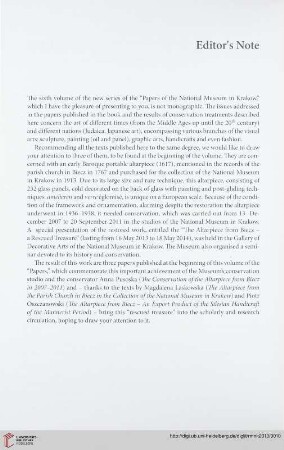 Editor's note