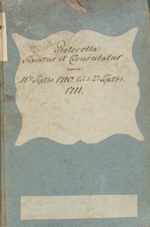 Ratsprotokolle 1710-1711