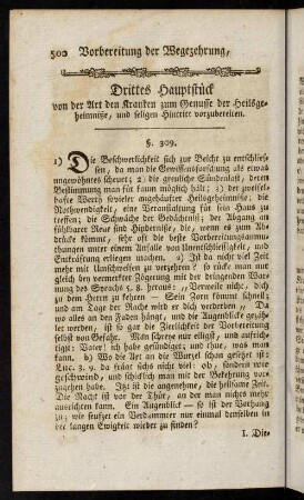 500-520, Drittes Hauptstück
