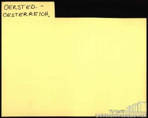 OERSTEDELLA; ÖSTERREICH