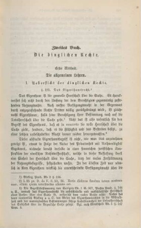 Zweites Buch. Die dinglichen Rechte.