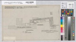 Arnsberg, Bezirksregierung, Hauptgebäude Seibertzstr. 1, Grundrissskizze Kellergeschoss