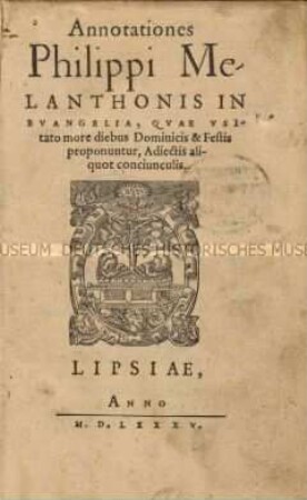 Annotationes in Evangelia (Anmerkungen zu den Evangelien)