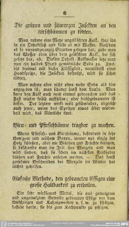 Einfache Methode, den gebraueten Essigen eine große Haltbarkeit zu ertheilen