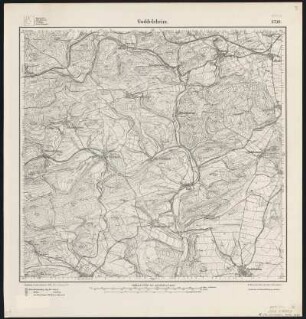 Messtischblatt [4718] = 2730 : Goddelsheim, Lichtenfels, 1919 : Messtischblatt [4718] = 2730 : Goddelsheim. - Aufn. 1898, kleine Nachtr. 1919. - [Berlin] : Reichsamt für Landesaufnahme, 1919. - 1 Kt. : einfarbig. - Ohne Gitternetz. - Ohne Planzeiger. - Ohne Zeichenerklärung.