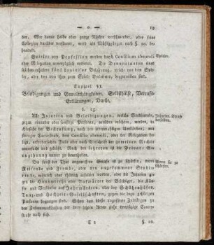 Capitel VI. Beleidigungen und Gewaltthatigkeiten. Selbsthülfe, Verrufs-Erklärungen, Duelle
