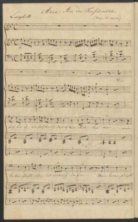 Die Teufelsmühle am Wienerberg. Auszüge. Arr; V, pf