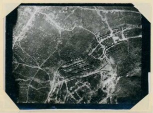 Foto der Stellungen südwestlich von Lens (Luftbild)