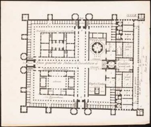 Palast des Diocletian: Grundriss