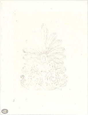 Lange, Ludwig; Lange - Archiv: I.2 Griechisch-römischer Stil - Palmette (Ansicht)