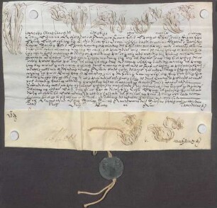 Litterae executoriales apostolicae des Johann Joseph Benedikt von Zu Rhein.