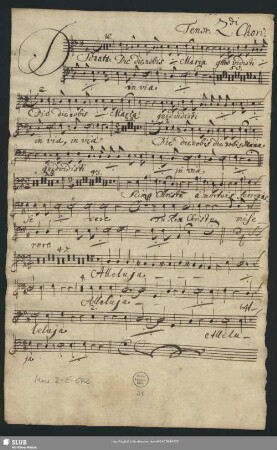 Tenor. 2di Chori.