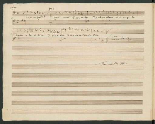 Nr. 30 (GA) / n (Hob). Recitativo: Dove mi guidi?