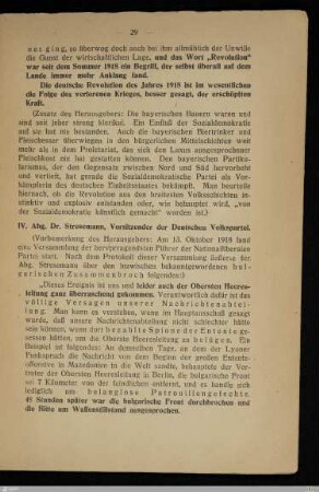 IV. Abg. Dr. Stresemann, Vorsitzender der Deutschen Volkspartei