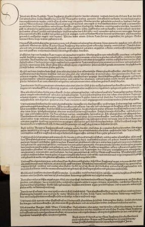 Dieweil ain Erber Rat diser Statt Augspurg, glaublich bericht, das der ordnung, vormals durch ain Erbern Rat, der tuch vnd loden halben, so zuuerkauffen herein in dise Stat gefürt werden, gemacht, vnd offenlich verkündt, mit nitbezalung des dauon gebürenden vngelts, vnd sonst in vil ander weg, nit gelebt, Sonderzuwider gehandelt worden seye ... : [Actum auff Sambstag den XX. tag Februarij, in dem Fünfftzehenhundertvnd vierundzwaintzigsten Jaren]