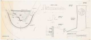 Wohnsiedlung Hamburg-Lurup: Lage- und Detailplan: Lageplan 1:100 Ansicht A und B 1:100 Schnitt C-C 1:100 Ansicht D 1:20 Draufsicht zu D 1:20