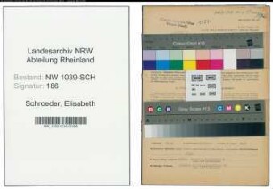 Entnazifizierung Elisabeth Schroeder , geb. 14.04.1922 (Angestellte)