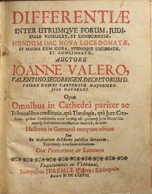 Differentiae inter utrumque forum