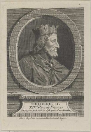 Bildnis des Childeric II.