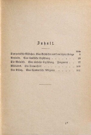 Prosaische und poetische Werke, 6