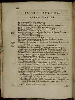 Index Operum