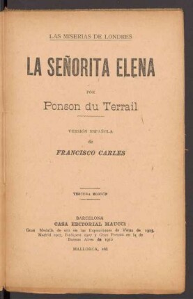 5: La señorita Elena