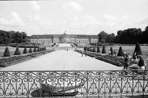 Ludwigsburg: Südfront des Ludwigsburger Residenzschlosses