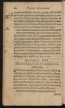 Epistola XXI. - XXX.