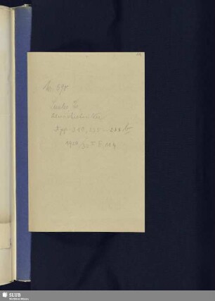 Nr. 235-235b. Semler, Christian