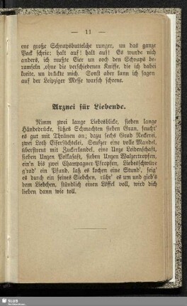 Arznei für Liebende