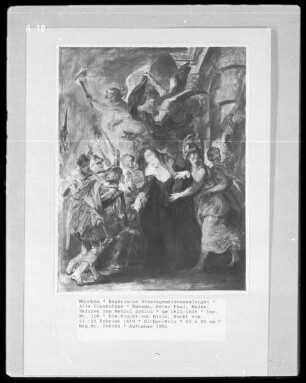 Skizzen zum Medici-Zyklus: Die Flucht von Blois, Nacht vom 21.-22. Februar 1619