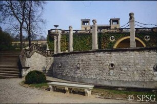 Potsdam, Park Sanssouci, Orangerie-Umgebung, Terrassenanlage.