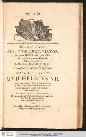 Memoriae Sacrum