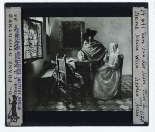 Vermeer, Herr und Dame beim Wein (Berlin GG 912C)